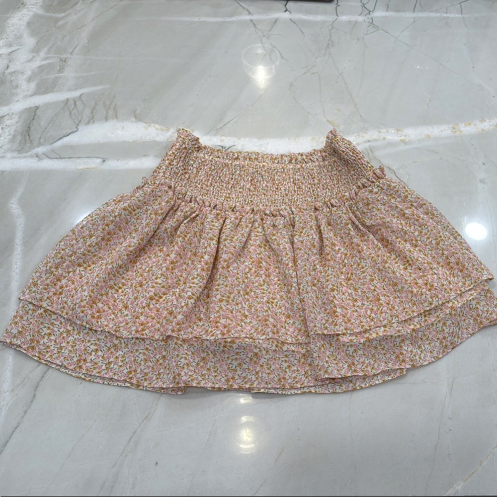 Floral Pink Skirt